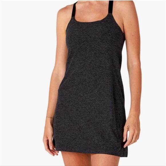 Beyond Yoga Spacedye Athletic Workout Dress With Shorts Attached Size Large - Picture 3 of 9